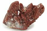 Natural, Red Quartz Crystal Cluster - Morocco #233460-1